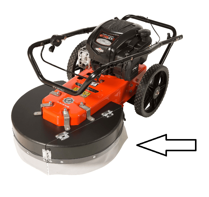 Ariunds Spritzschutz volledig geslotund für Unkrautbürste PRO 370