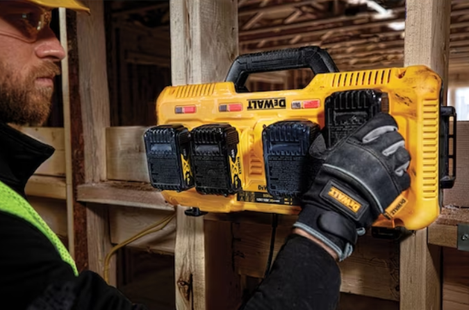 DeWalt DCB104-QW 240V XR 4-POORTS-Schnellladegerät - Bild 2