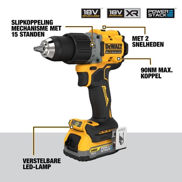 DeWalt DCD800NT-XJ 18V XR Brushless Compacte Schroef-/boormachine - Bild 2