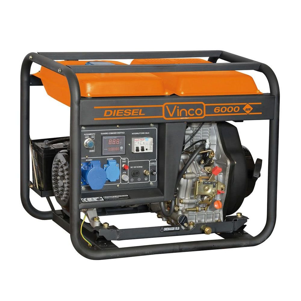 Vinco 60211 5,5 kW dieselelektrischer Generator