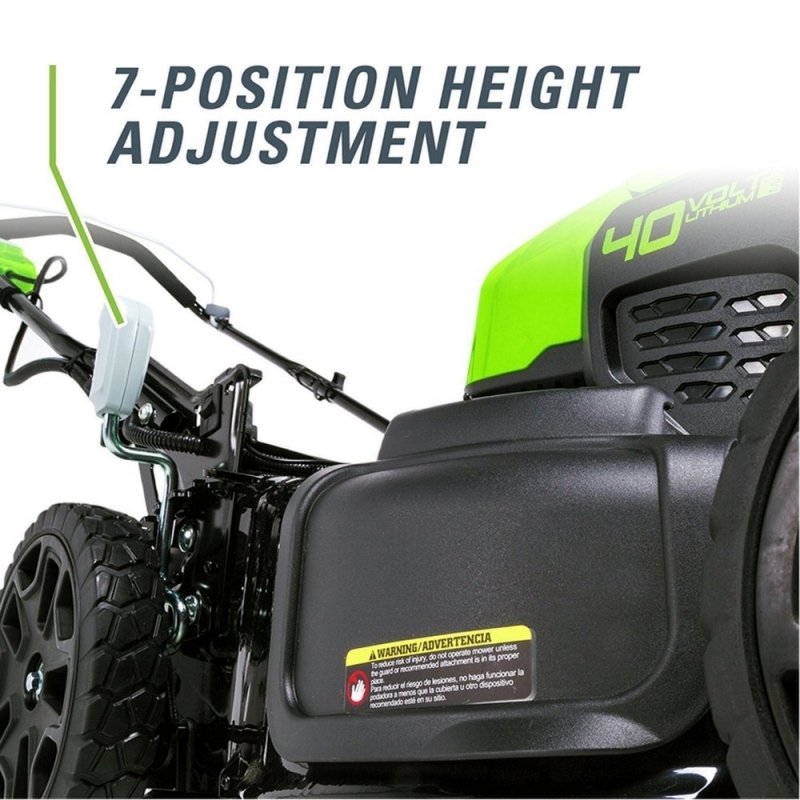 Greundworks 40 volt Akku Rasundmäher 46 cm - Bild 4