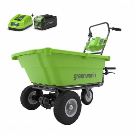 Greundworks 40 volt Akku Schubkarre
