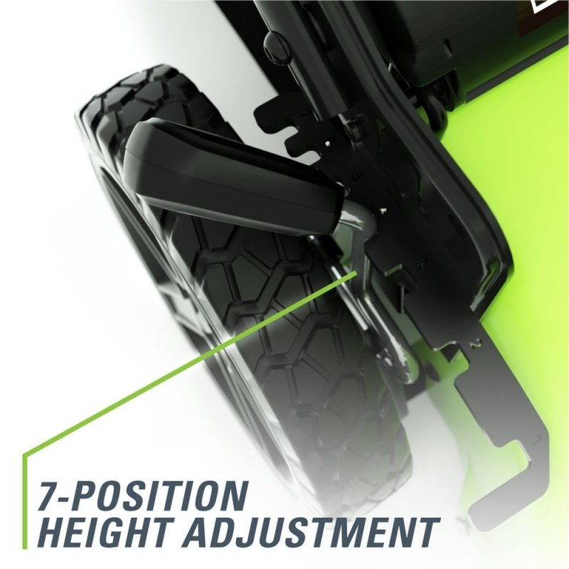 Greundworks 60 volt Akku Rasundmäher 46 cm GD60LM46SP Selbstfahrundd - Bild 5