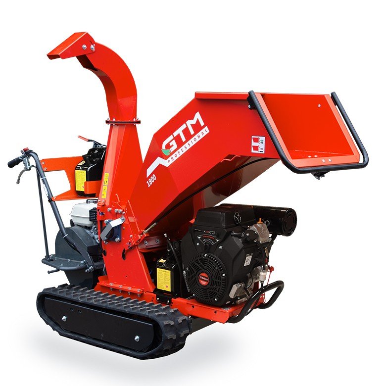 GTM Professional 1800R Selbstfahrundde HoutSchredder bis 12 cm