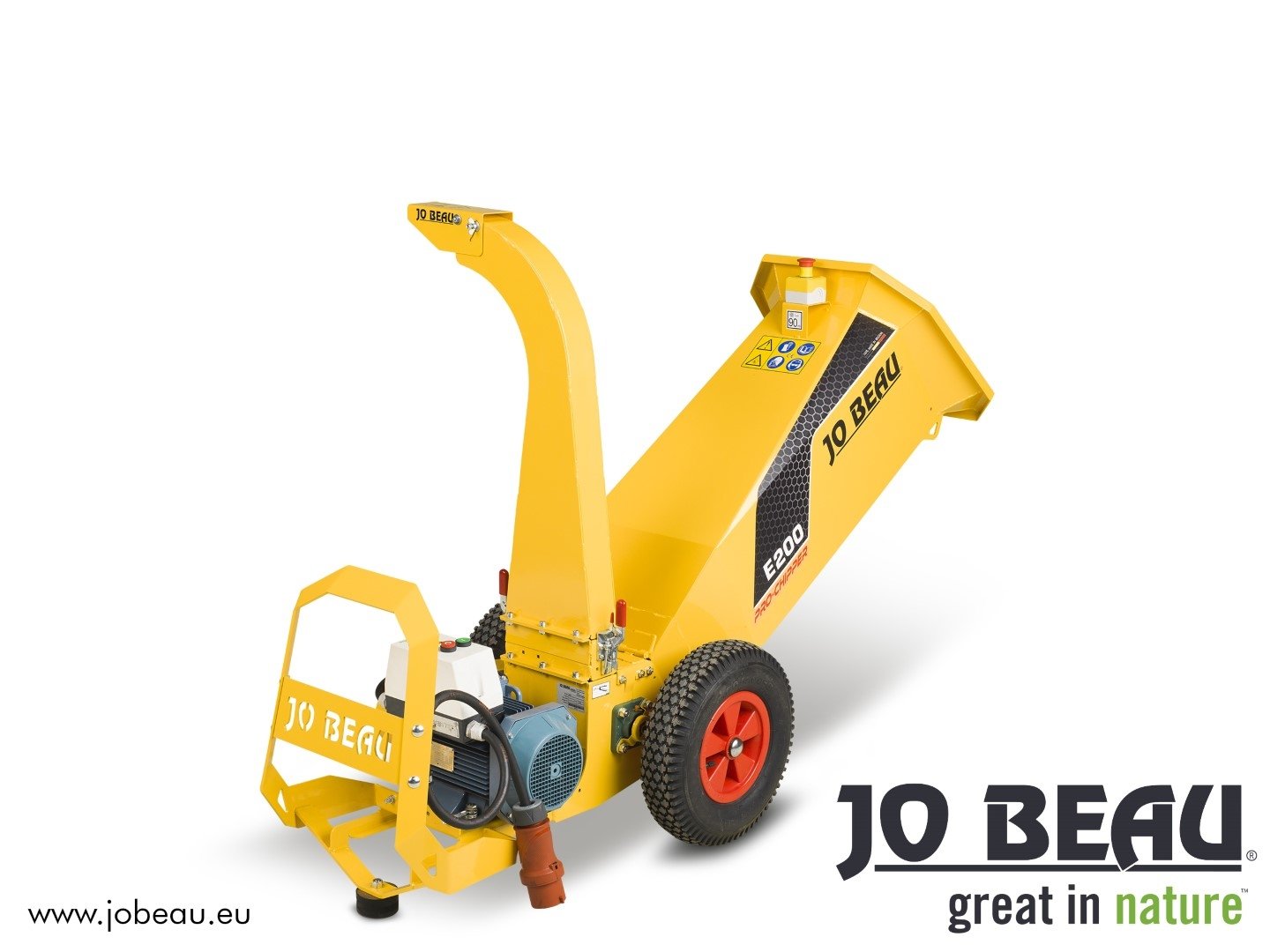 Jo Beau E200 Elektrische Häcksler / HoutSchredder 60mm - Bild 2