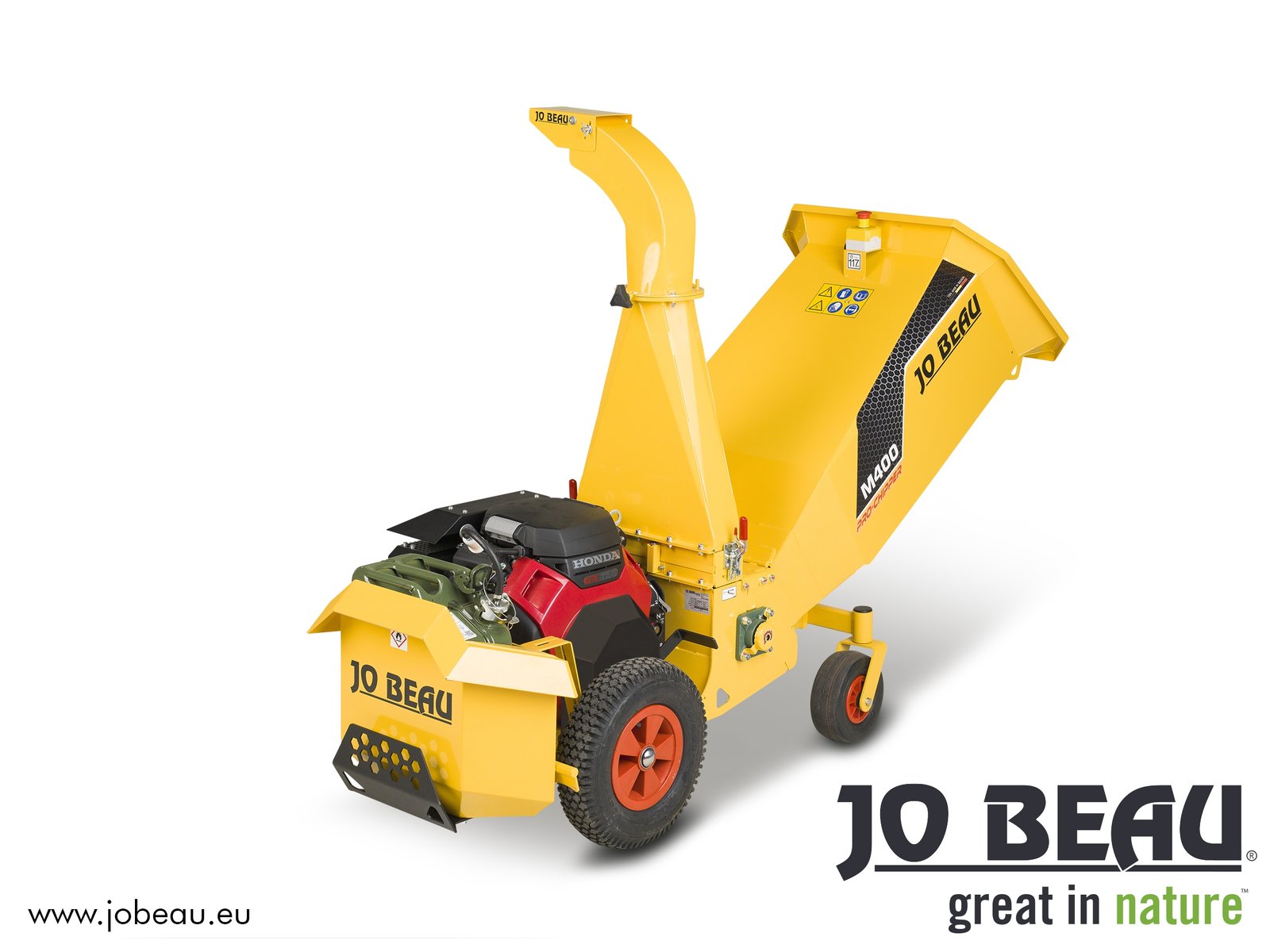 Jo Beau M400 Pro Line Bundzin Häcksler / HoutSchredder 100mm - Bild 5