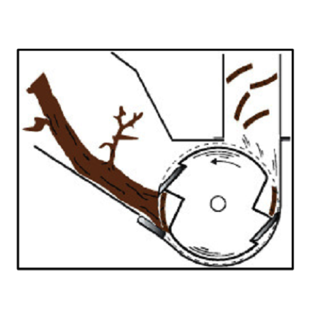 Lumag HC10-NL max 100mm HoutSchredder - Bild 3