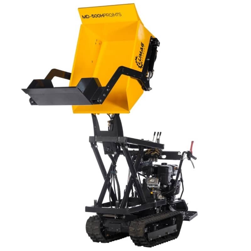 Lumag MD500HPROHTS mini Rupsdumper mit kiepbak und laadschep - Bild 4