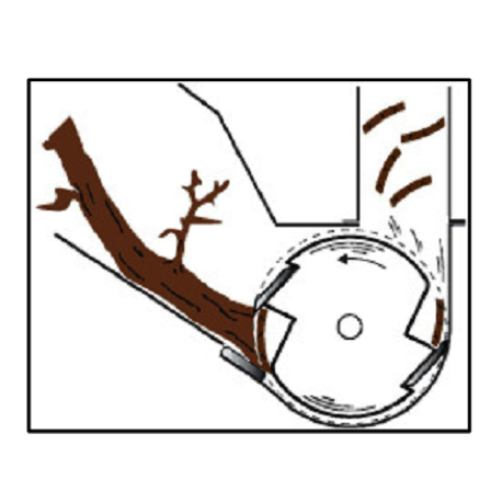 Lumag rambo HC10E-NL 230 volt max 60 mm HoutSchredder - Bild 3