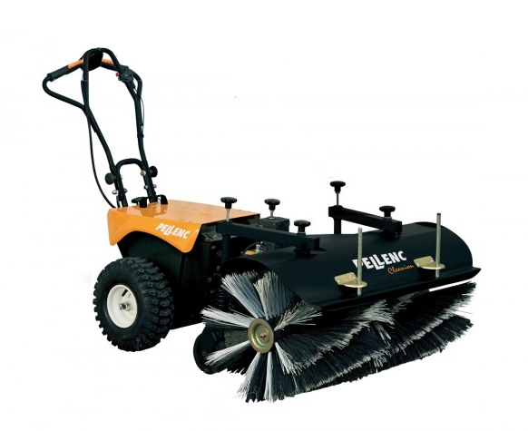 Pellundc Cleanion professionelle Akku Kehrmaschine + Veegkop