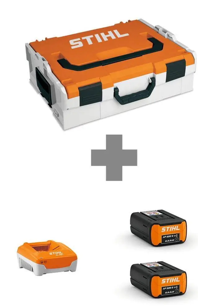 Stihl ACTIESET Akkubox S mit 3 AP 500 S Akku’s und 1 AL 501 Ladegerät